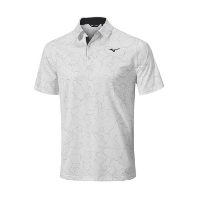 Camisa Polo Mizuno Fragma Hombre - Blancos - Chile M680OPFKVE